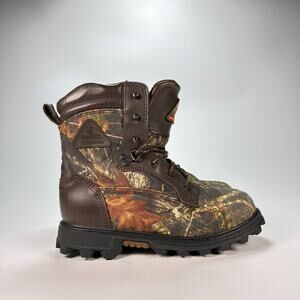 Rocky BearClaw Brown Hunting Boots Leather Waterproof FQ0003627 Youth Size 4W